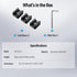 SIRUI 3 Pack Camera Cold Shoe Mount Adapter with 1/4"-20 Thread for Camera Cage, Flash, LED Light, Monitor and Microphone, AM-CSA-3...
