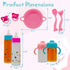 Baby Doll bottle Accessories Toys Baby Doll Magic bottles Playset Disappearing Bottles with Pacifier for Little Girls (big set(for 12-18" doll))...