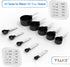 TILUCK Measuring Cups & Spoons Set, Stackable Cups and Spoons, Nesting Measure Cups with Stainless Steel Handle, Kitchen Gadgets for Cooking & Bak...