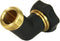 Chapin 6-9475: Gooseneck Hose Coupling for Lawn & Garden Sprinklers, Zinc and Brass, Threaded Connection, Rubber Washer, Black...