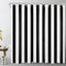 LB Black and White Shower Curtain,Striped Bathroom Curtain,72x72 inch Waterproof Polyester Fabric,Fashion Bath Decor,Ring Hooks Included...