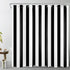 LB Black and White Shower Curtain,Striped Bathroom Curtain,72x72 inch Waterproof Polyester Fabric,Fashion Bath Decor,Ring Hooks Included...