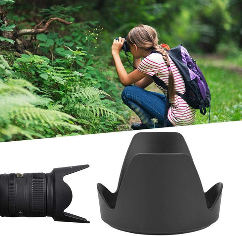 Camera Lens Hoods, HB-50 Quality ABS Lens Hood Shade for Nikon AF-S 28-300mm F3.5-5.6G ED VR, and 18-300mm Lens....