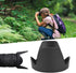 Camera Lens Hoods, HB-50 Quality ABS Lens Hood Shade for Nikon AF-S 28-300mm F3.5-5.6G ED VR, and 18-300mm Lens....