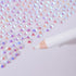 4000pcs Resin AB Flatback Rhinestones for Nails Art Crafts Glitter 2/3/4/5/6mm Round Jelly Rhinestones in A Box with Pickup Pen,Gems Crystals for ...