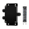 ABS IP67 Waterproof Dustproof Electrical Junction Box, with 15A 600V Barrier Terminal Cable Connector, 1 in/2 Out Power Junction Box?3.93*2.67*1.9...