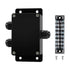 ABS IP67 Waterproof Dustproof Electrical Junction Box, with 15A 600V Barrier Terminal Cable Connector, 1 in/2 Out Power Junction Box?3.93*2.67*1.9...