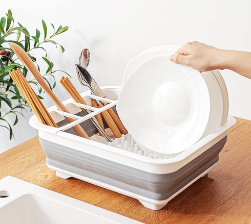 Drying Rack Kitchen, Dish Drying Rack, Dish Racks for Kitchen Counter, Dish Rack, Collapsible Dish Drying Rack—Suitable for Kitchens, motorhomes, ...