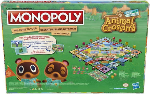 Monopoly Animal Crossing New Horizons Edition Board Game for Kids Ages 8 and Up, Fun Game to Play for 2-4 Players, Multicolor...