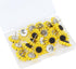 20 Pieces Sunflower Push Pins Cute Push Pins Decorative Thumb Tacks Flower Cork Board Tacks for Bulletin Board,Office Supplies,Wall Maps and Photo...