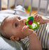 HABA Lucky Shamrock Safe Silicone Teether and Grasping Toy for Developmental and Sensory Play for Babies 6 Months and Up - Dishwasher Safe...