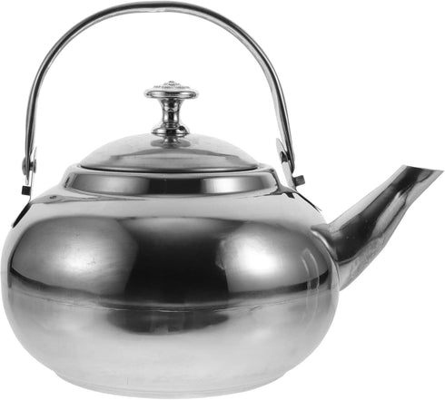 Yardwe Tea Kettle Stovetop Whistling Teakettle Stainless Steel Tea Pots Induction Stovetop Teapot Kitchen Water Boiler Kettle Fast Boiling Heat Wa...