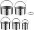 iNeibo Biscuit Cutter Set, Cookie Cutter, Round Shape Circle Scone Cutters, Pastry Dough Baking Cutter, Shapes Pastry Cutter for Dumpling Skin Cut...