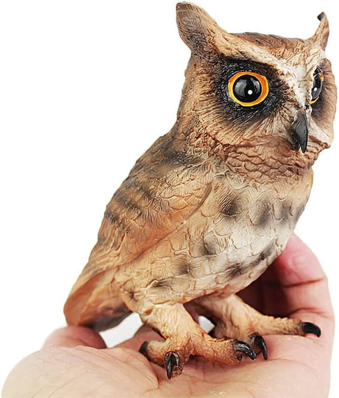 Simulated Owl Model Figure Toy, Realistic Owl Animal Figurines Collection Playset Home Decor Science Educational Props Toys...