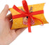 CCINEE Christmas Pillow Boxes,Xmas Candy Boxes with Red Ribbons Ties Santa Elk Gift Card Holder for Party Supplies,50PCS...