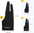 XENCELABS, Artist Glove, Drawing Glove Left Right Hand for Drawing Tablet, 2 Finger Glove for Drawing, Black Size S...