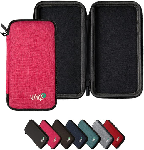WYNGS Protective Case for TI 84 Plus/TI 83 Plus/Casio FX-9860GII / Casio FX-9750 GIII/Casio PRIZM FX-CG 50 Graphing Calculator in pink...