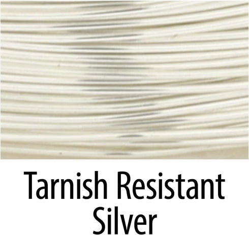 Artistic Wire 26 Gauge / .41 mm Plated Colored Copper Craft Wire, 30 yd / 27.4 m, Tarnish Resistant Silver...