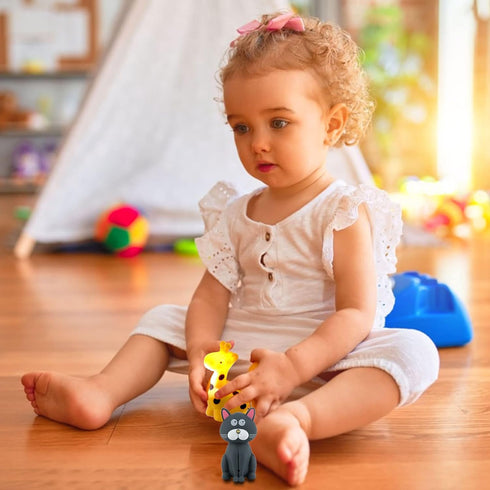 9 Pieces Nurse Flashlight Pediatric, Nurse Flashlight Keychain, Animal Flashlight Keychain Dolphin Lion Cow Cat Robot Giraffe Tiger Flamingos Slot...