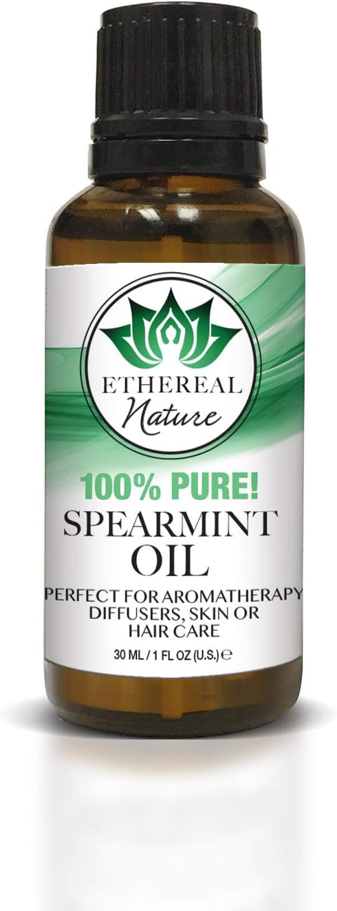 Ethereal Nature 100% Pure Oil, Spearmint, 1.01 Fluid Ounce...