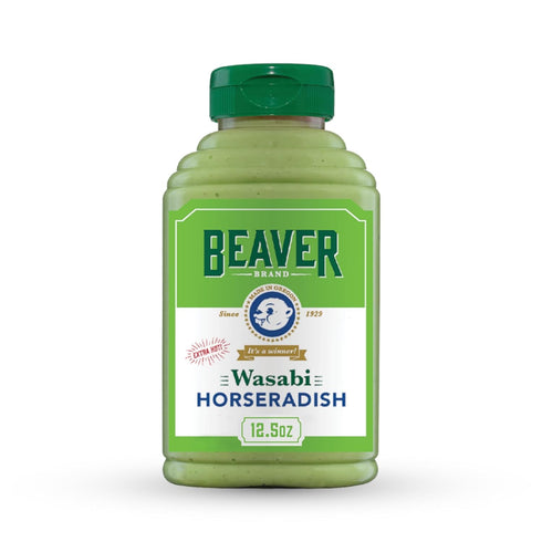 Beaver Extra Hot Wasabi Horseradish, 12.5 oz squeeze bottle...