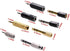 Nightwolf 8 Pieces Audio Adapter Headphone Adapter Gold Stereo Adapter 6.35mm 1/4inch to 3.5mm 1/8inch 3.5 mm to 2.5mm Mic Plug Adapter Connector...