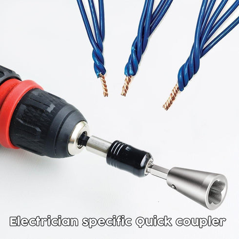 PACK 3 Wire Twisting Tool Wire Connector, 2024 New Wire Twisting Tool Wire Stripper Tool Wire Twister Tool for Drill, Wire Stripping and Twisting ...