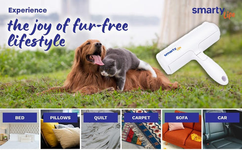 Roller Pet Hair Remover & Reusable Lint Roller - Cat and Dog Fur Remover - Washable Pet Hair Removal Tool for Furniture, Couch, Bedding, Clothes, ...