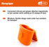 GSI Outdoors MicroGripper - Heat-Resistant Non-Slip Magnetic Silicone Pot Gripper for Indoors & Outdoors - Orange, 2” inch...