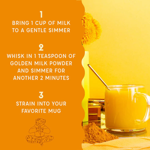 Spicewalla Golden Milk Powder - Cinnamon, Ginger, Turmeric Drink Tea or Latte Mix...