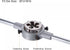 uxcell Die Stock Handle Wrench Set, M14 x 1.5 Threading Round Die and 38mm (Fit M12-M16 Dies) Holder Adjustable Wrench Hand Tool...