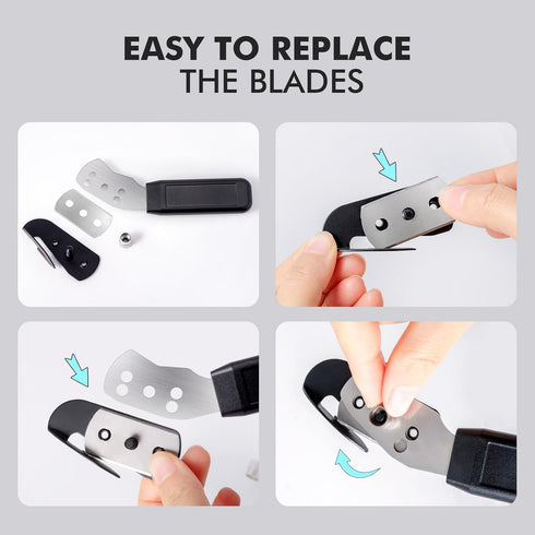 FOSHIO Wrapping Paper Cutter, Christmas Gift Wrap Cutter Tool Vinyl Wrap Film Cutter Utility Knives Craft Knife PTFE Cut Surface Window Tints Tool...