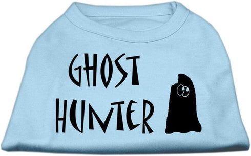 Halloween Pet Dog & Cat Shirt Screen Printed, Ghost Hunter Red 2XL (20-25 lbs.)...
