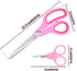 Pink Scissors for Office Home School Craft Sewing Fabric Supplies, 8 Inch/3.5 Inch...