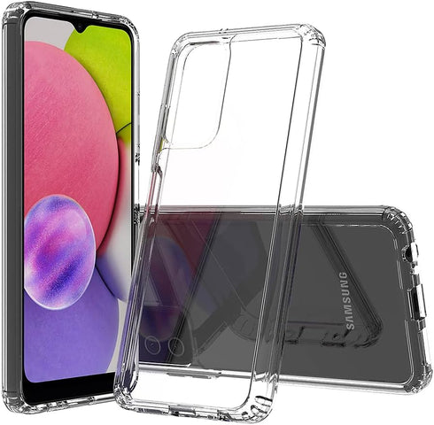 Sucnakp for Galaxy A03S Case Samsung A03S Case Premium Clear Back Panel + TPU Bumper Cover for Samsung Galaxy A03S US Version?YKL Clear?...