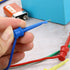 Sumnacon 39 Inch Multimeter Test Lead Set - 5 Pcs Stackable Banana Plug to Test Hook Wire Cable Kit with Protective, Flexible Wire Leads for Elect...