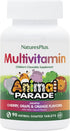 Natures Plus Animal Parade Children's Chewable Multivitamin - 90 Animal-Shaped Tablets - Natural Assorted Flavors - Vegetarian, Gluten Free - 45 S...