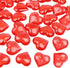 Fangoo 110 Pieces Red Acrylic Heart Red Heart Gems for Valentine's Day Decorations Vase Filler Table Scatter Engagement Wedding Home Decorations(B...