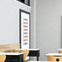 clothmile 2 Pcs Classroom Door Window Cover Rainbow Classroom Door Window Cover 8 X 36 Inches Blackout Lockdown Shades for Glass Doors Window Cove...