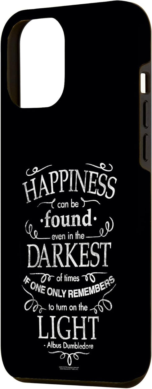 iPhone 12 Pro Max Harry Potter Happiness Quote Case...