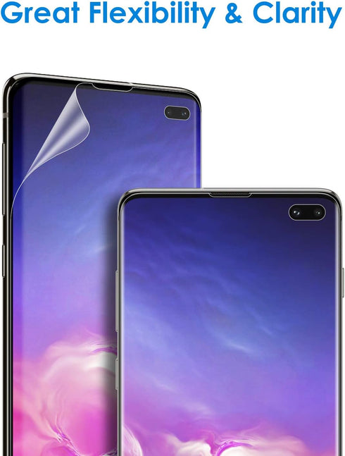 JETech Screen Protector for Samsung Galaxy S10 Plus S10+, TPU Ultra HD Film, Case Friendly, 2-Pack...