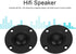 2pcs 30w 6? High Fidelity Speaker Silk Film Hemispheric Tweeter with Iron Boron Driver, Smooth 20mm Diaphragm, Suitable for Speakers Over 8 Inches...