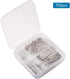 Fashewelry 720pcs Stainless Steel Open Eye Pins Flat Headpins Round Ball Point Head Pins 20-50mm Metal Wire Pins 4 Sizes for Jewelry Craft Making ...