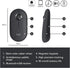 Logitech Pebble Wireless Mouse with Bluetooth or 2.4 GHz Receiver, Silent, Slim Computer Mouse with Quiet Clicks, for Laptop/Notebook/iPad/PC/Mac/...