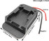 Battery Adapter for DEWALT 18V/ 20V MAX & Milwaukee M18 18V Lithium Battery Power Mount Connector Dock Holder, Power Wheels Adapter DIY Drill Tool...
