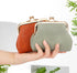 Oyachic 2 Packs Leather Coin Purse PU Car Change Holder Kiss lock Change Pouch with Clasp Vintage Wallets Small Money Bag For Men & Women (Green+B...