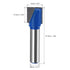 uxcell 13mm Dia 8mm Shank Bottom Cleaning Router Bit, 2 Flutes Carbide Tipped Cutter Uncoated for Woodworking...