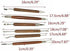 6Pcs Carving Clay Sculpting Hand Chisel Modeling Making Woodworking Process Tool...