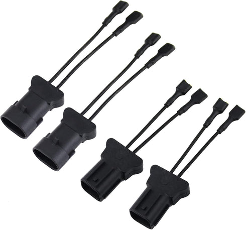 FARBIN Car Horn Special Plug Compatible with Chevrolet/Buick Adapter Wiring Harness Pigtail Socket Car Horn Connector Harnesses Cable 2Pcs...