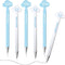 6 PCS Smiley Ballpoint Pens Cloud Shaped, Cute Retractable Back to School Pens, Aesthetic Stationery for Women Teacher Writing Note Taking Journal...